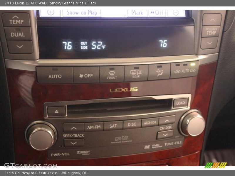 Smoky Granite Mica / Black 2010 Lexus LS 460 AWD