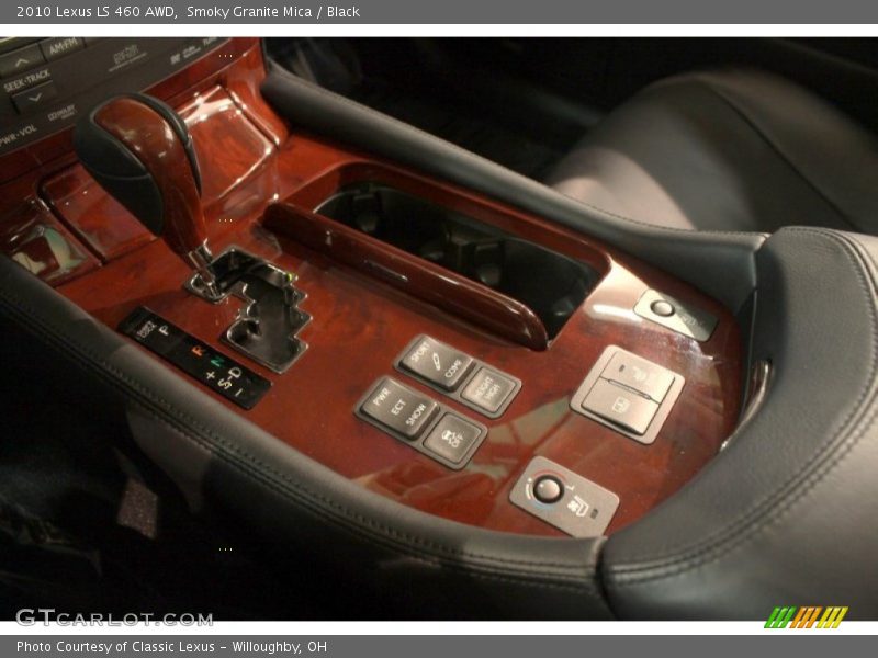 Smoky Granite Mica / Black 2010 Lexus LS 460 AWD