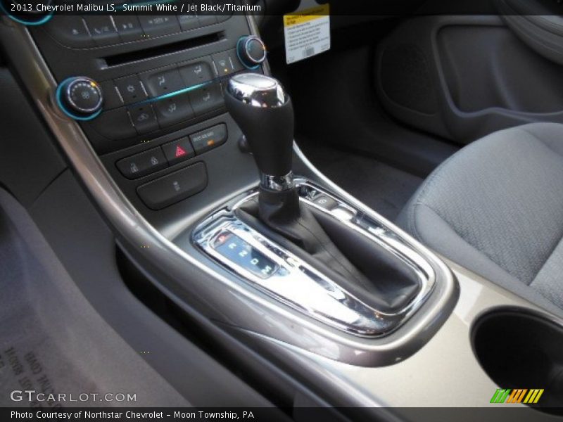 Summit White / Jet Black/Titanium 2013 Chevrolet Malibu LS