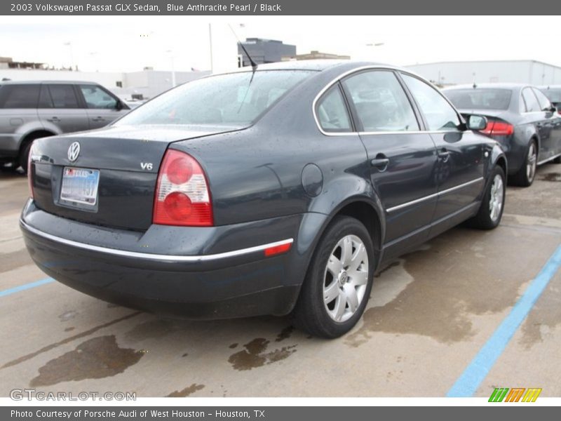 Blue Anthracite Pearl / Black 2003 Volkswagen Passat GLX Sedan