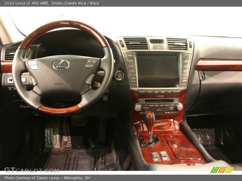 Smoky Granite Mica / Black 2010 Lexus LS 460 AWD