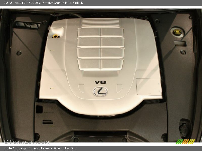 Smoky Granite Mica / Black 2010 Lexus LS 460 AWD