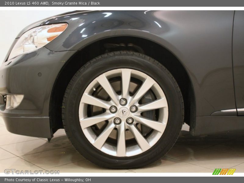 Smoky Granite Mica / Black 2010 Lexus LS 460 AWD