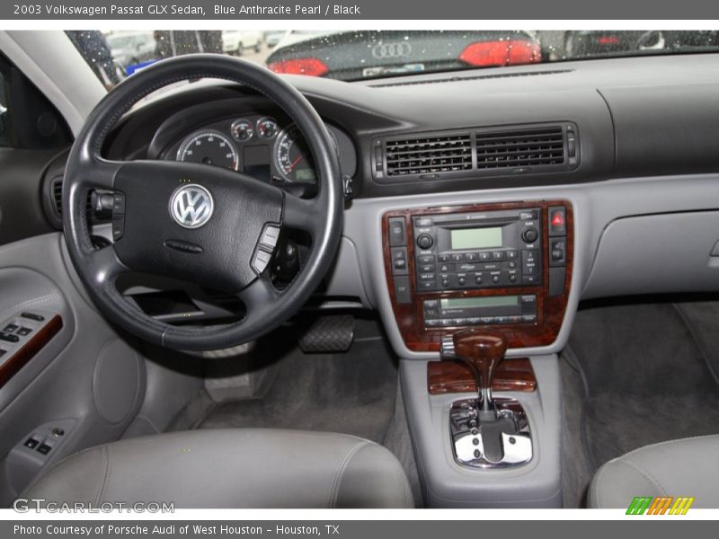 Blue Anthracite Pearl / Black 2003 Volkswagen Passat GLX Sedan