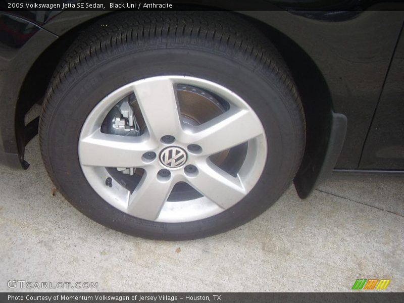 Black Uni / Anthracite 2009 Volkswagen Jetta SE Sedan