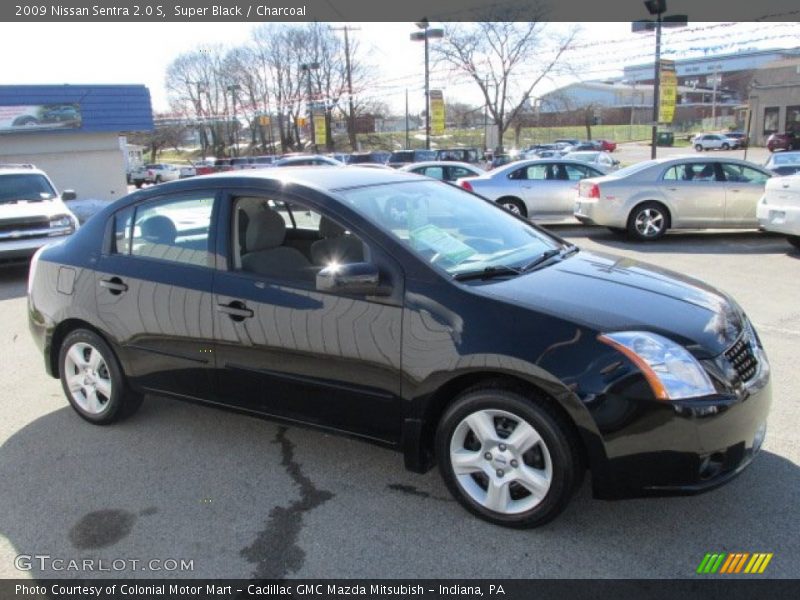 Super Black / Charcoal 2009 Nissan Sentra 2.0 S