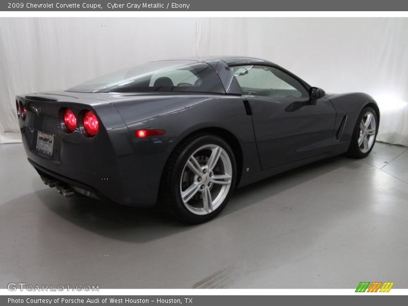 Cyber Gray Metallic / Ebony 2009 Chevrolet Corvette Coupe