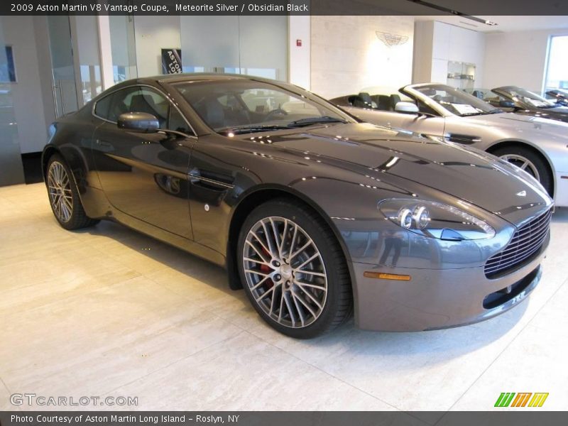 Meteorite Silver / Obsidian Black 2009 Aston Martin V8 Vantage Coupe