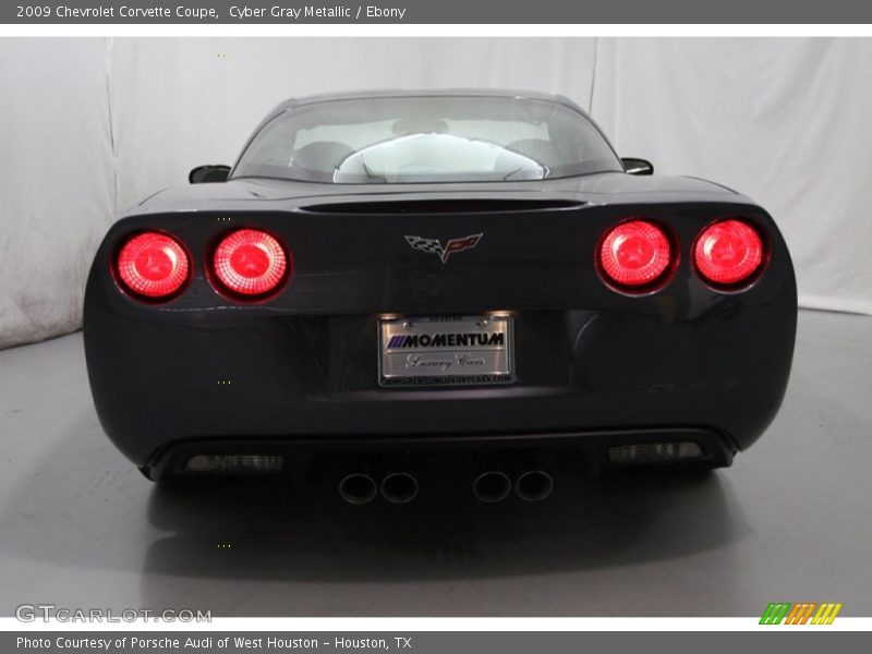 Cyber Gray Metallic / Ebony 2009 Chevrolet Corvette Coupe