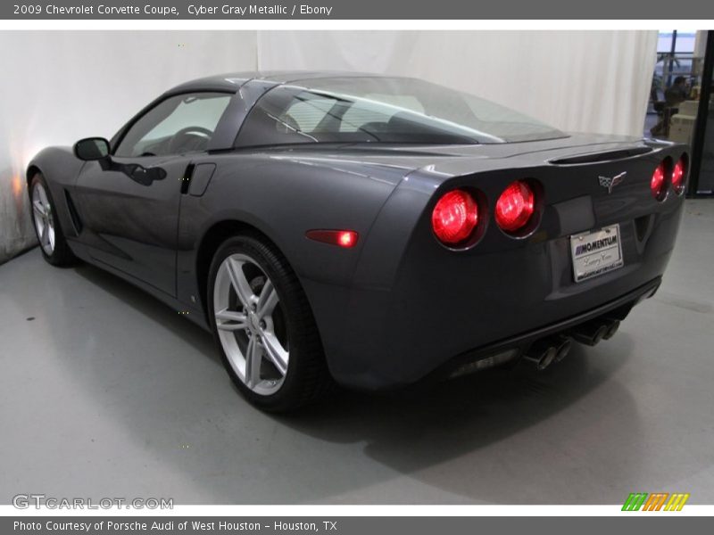 Cyber Gray Metallic / Ebony 2009 Chevrolet Corvette Coupe