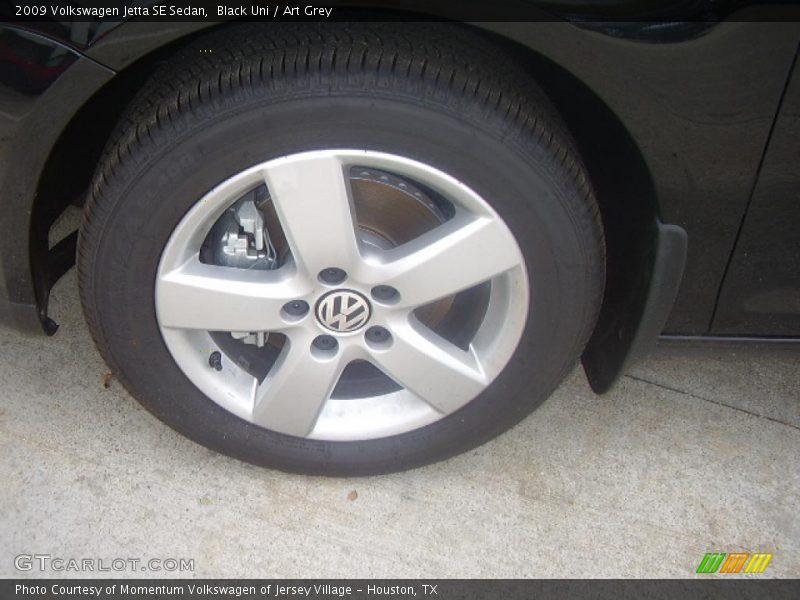 Black Uni / Art Grey 2009 Volkswagen Jetta SE Sedan