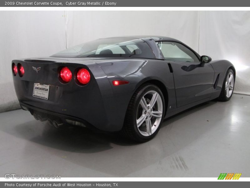 Cyber Gray Metallic / Ebony 2009 Chevrolet Corvette Coupe