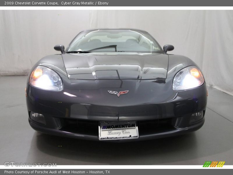 Cyber Gray Metallic / Ebony 2009 Chevrolet Corvette Coupe