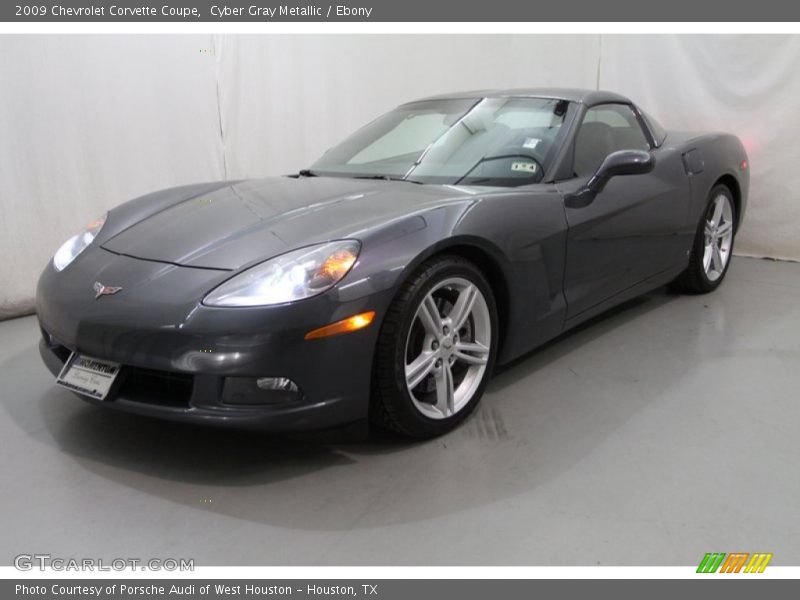 Cyber Gray Metallic / Ebony 2009 Chevrolet Corvette Coupe