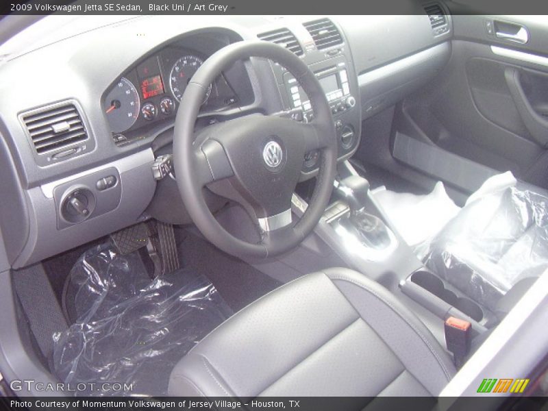 Black Uni / Art Grey 2009 Volkswagen Jetta SE Sedan