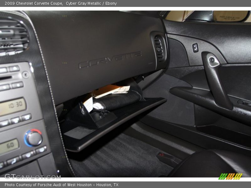 Cyber Gray Metallic / Ebony 2009 Chevrolet Corvette Coupe