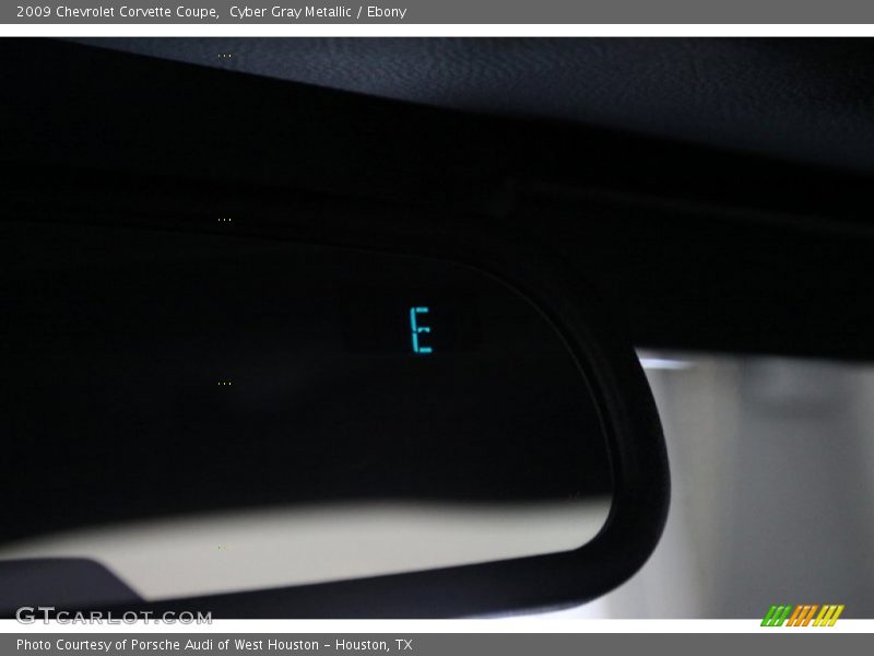 Cyber Gray Metallic / Ebony 2009 Chevrolet Corvette Coupe