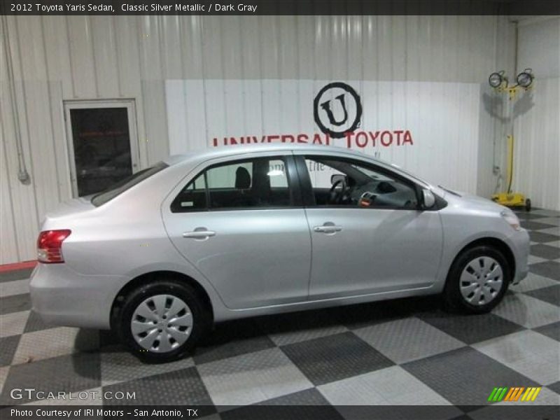 Classic Silver Metallic / Dark Gray 2012 Toyota Yaris Sedan