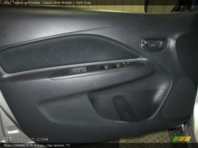 Classic Silver Metallic / Dark Gray 2012 Toyota Yaris Sedan