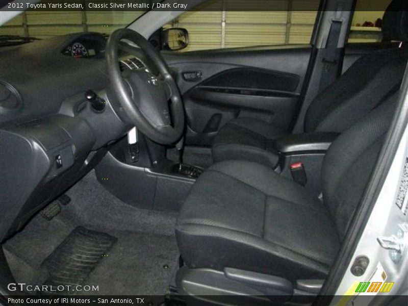 Classic Silver Metallic / Dark Gray 2012 Toyota Yaris Sedan