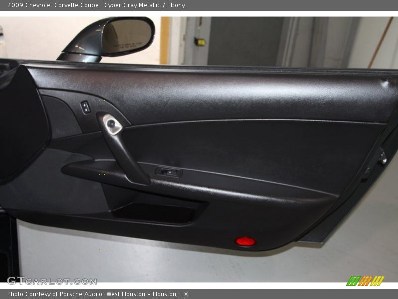 Cyber Gray Metallic / Ebony 2009 Chevrolet Corvette Coupe