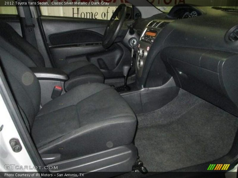 Classic Silver Metallic / Dark Gray 2012 Toyota Yaris Sedan