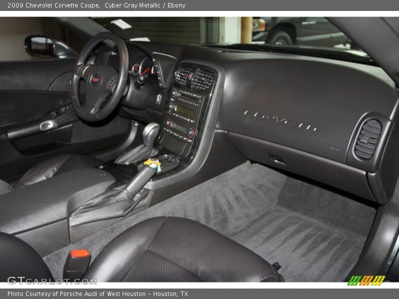 Cyber Gray Metallic / Ebony 2009 Chevrolet Corvette Coupe
