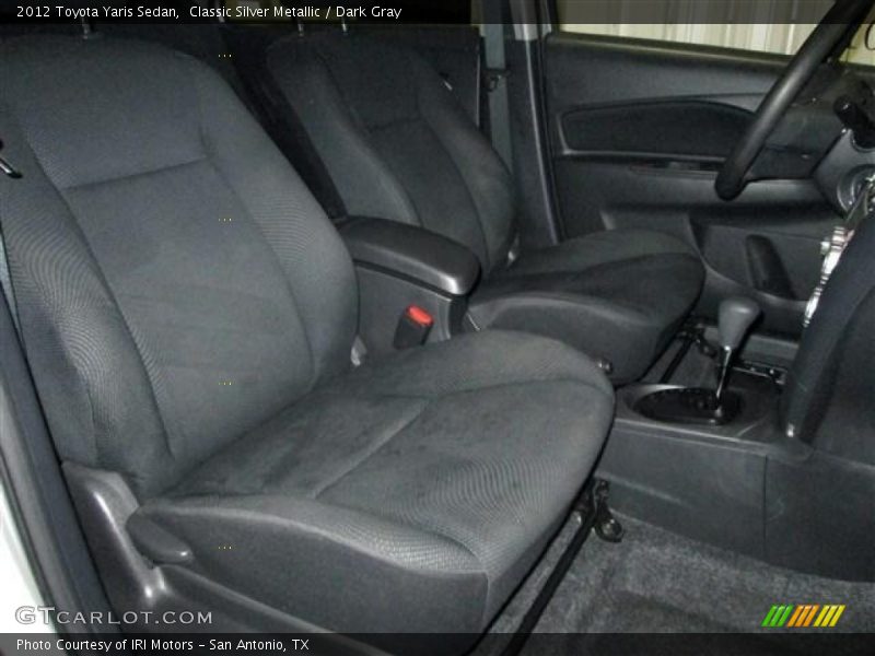 Classic Silver Metallic / Dark Gray 2012 Toyota Yaris Sedan