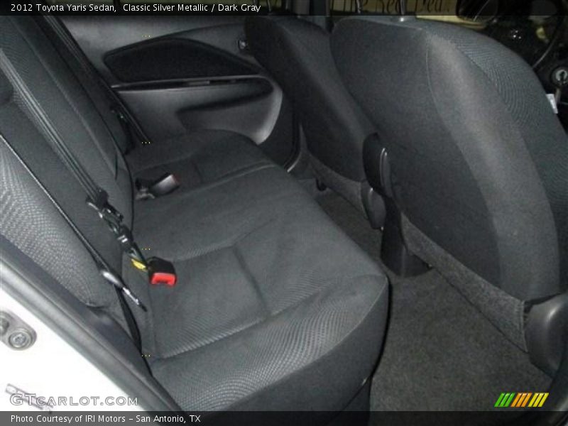 Classic Silver Metallic / Dark Gray 2012 Toyota Yaris Sedan
