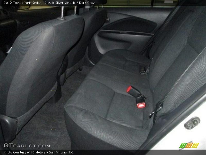 Classic Silver Metallic / Dark Gray 2012 Toyota Yaris Sedan