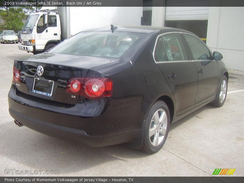 Black Uni / Art Grey 2009 Volkswagen Jetta SE Sedan