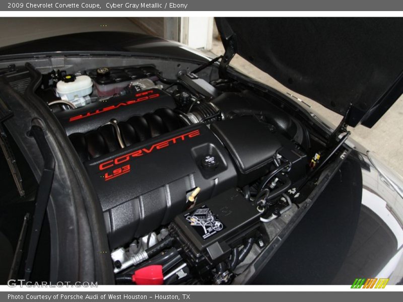Cyber Gray Metallic / Ebony 2009 Chevrolet Corvette Coupe