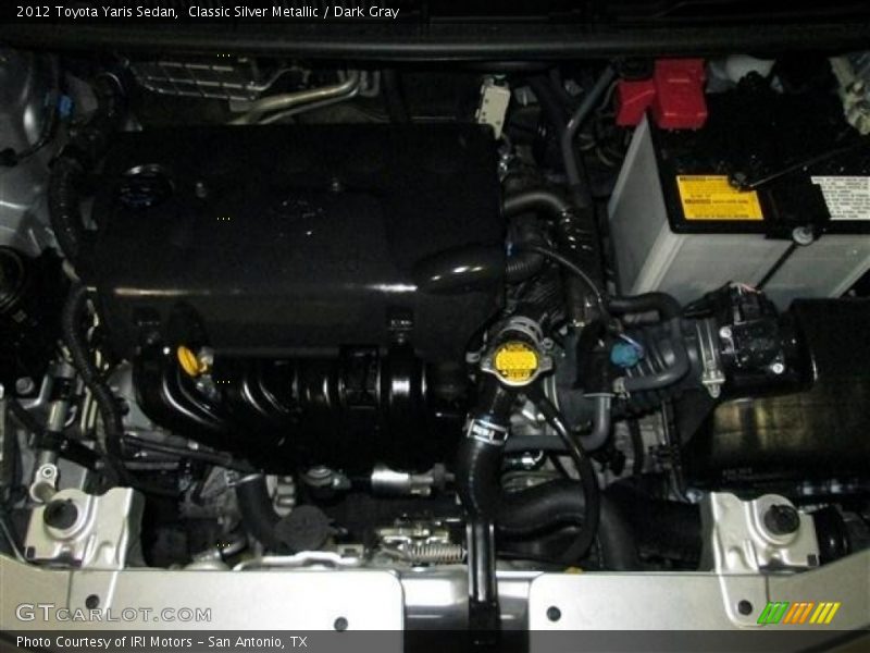 Classic Silver Metallic / Dark Gray 2012 Toyota Yaris Sedan