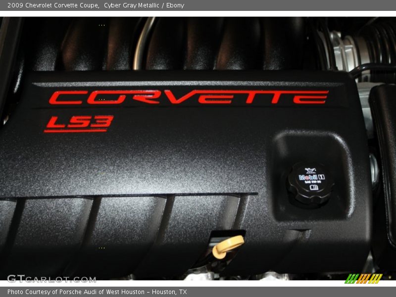 Cyber Gray Metallic / Ebony 2009 Chevrolet Corvette Coupe