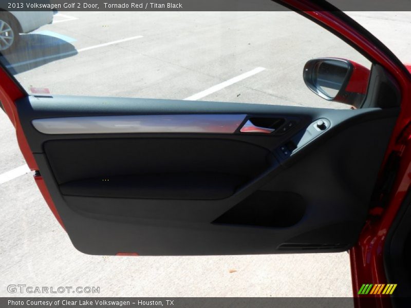 Tornado Red / Titan Black 2013 Volkswagen Golf 2 Door