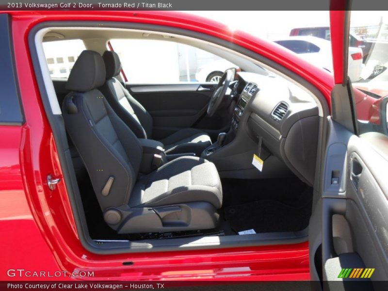 Tornado Red / Titan Black 2013 Volkswagen Golf 2 Door