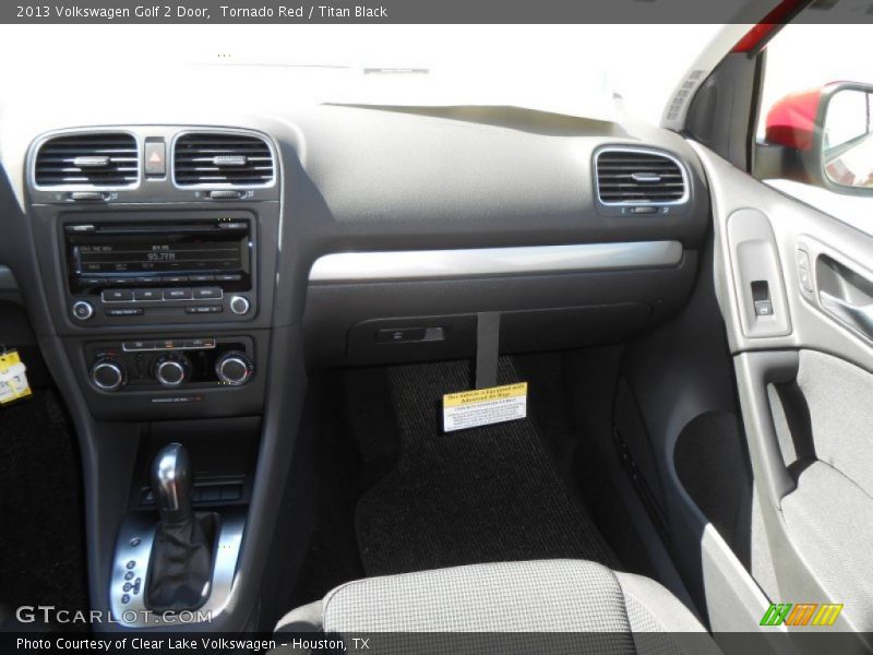 Tornado Red / Titan Black 2013 Volkswagen Golf 2 Door