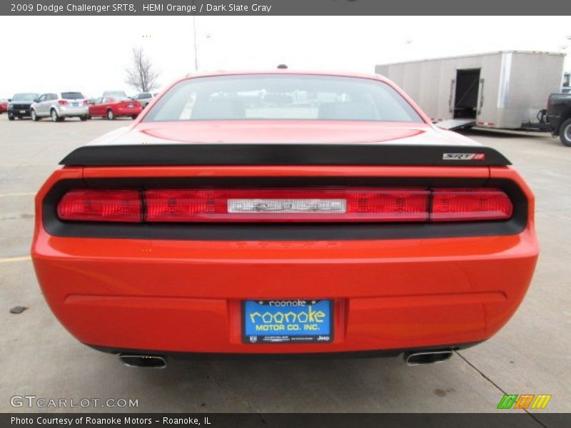 HEMI Orange / Dark Slate Gray 2009 Dodge Challenger SRT8