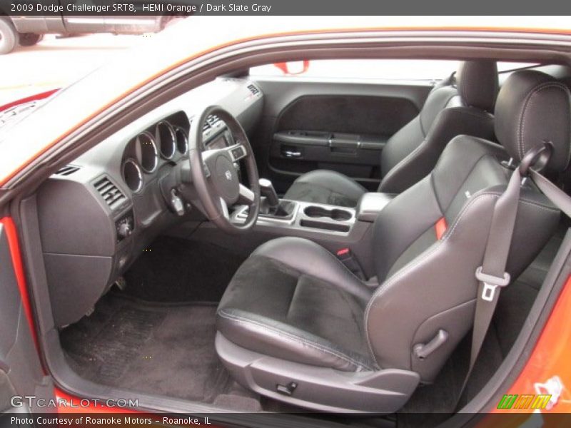 Front Seat of 2009 Challenger SRT8