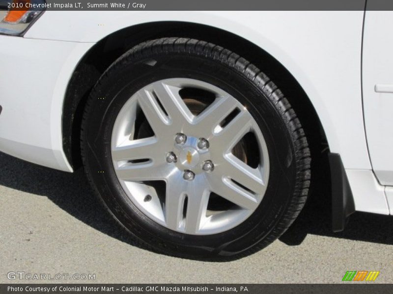 Summit White / Gray 2010 Chevrolet Impala LT