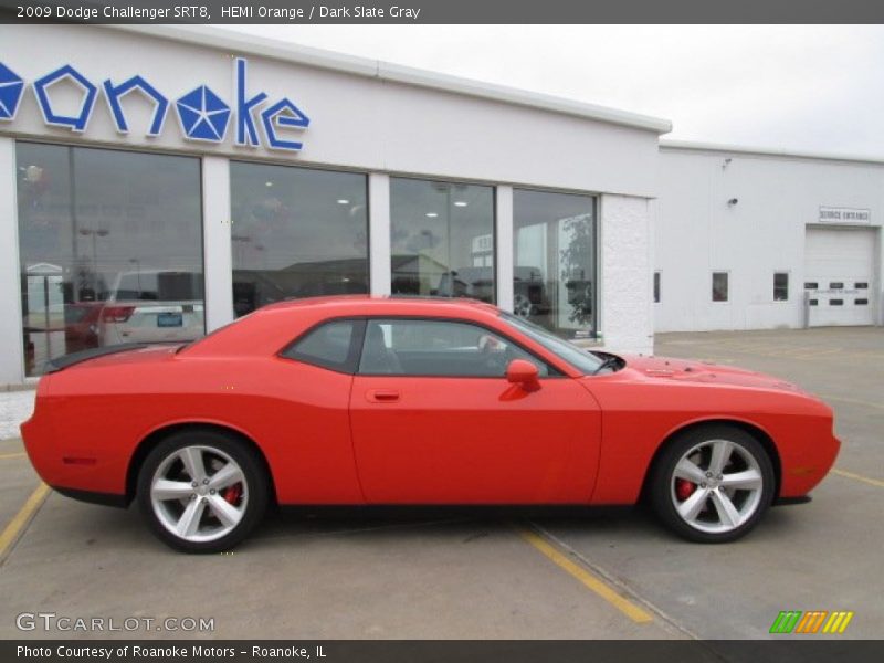 HEMI Orange / Dark Slate Gray 2009 Dodge Challenger SRT8