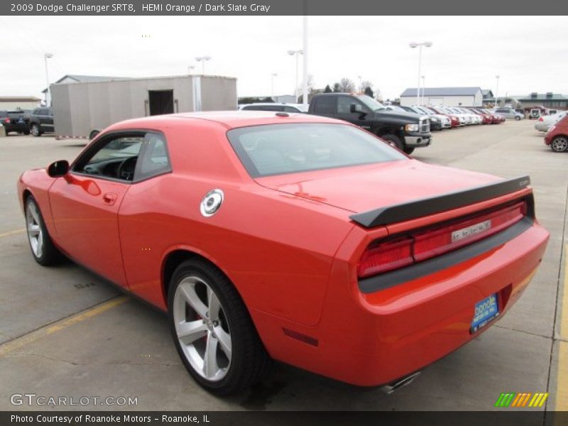 HEMI Orange / Dark Slate Gray 2009 Dodge Challenger SRT8