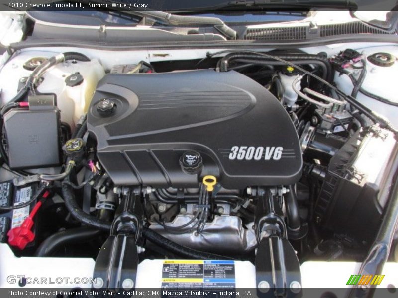 Summit White / Gray 2010 Chevrolet Impala LT