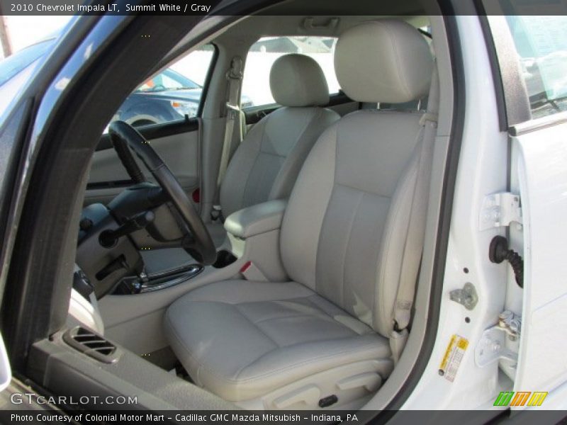 Summit White / Gray 2010 Chevrolet Impala LT
