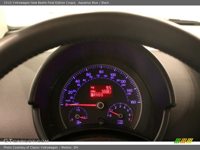  2010 New Beetle Final Edition Coupe Final Edition Coupe Gauges