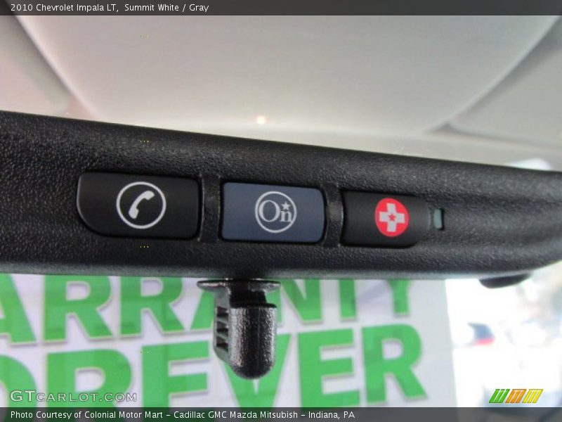 Summit White / Gray 2010 Chevrolet Impala LT