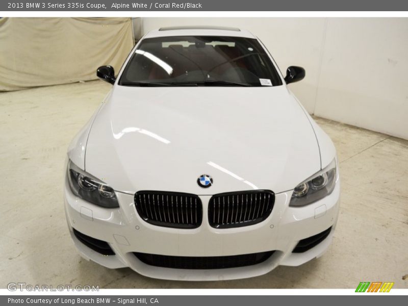 Alpine White / Coral Red/Black 2013 BMW 3 Series 335is Coupe