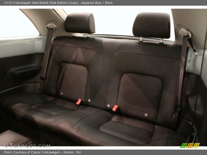 Aquarius Blue / Black 2010 Volkswagen New Beetle Final Edition Coupe