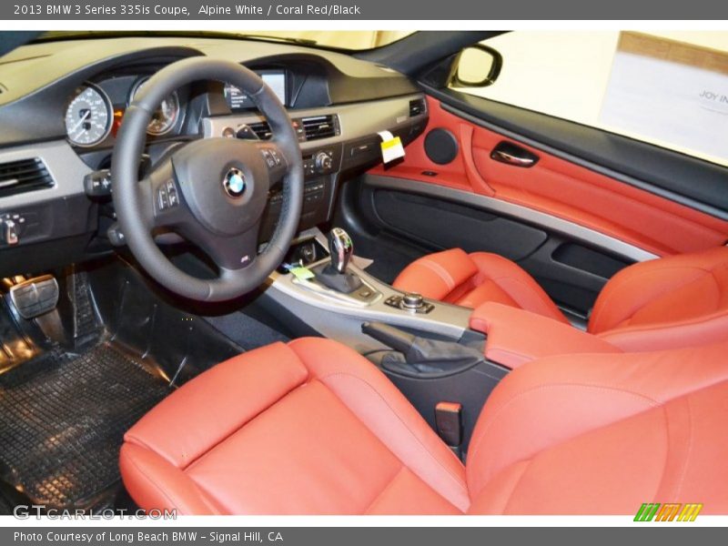 Coral Red/Black Interior - 2013 3 Series 335is Coupe 