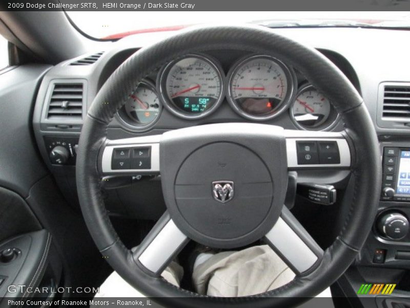 HEMI Orange / Dark Slate Gray 2009 Dodge Challenger SRT8